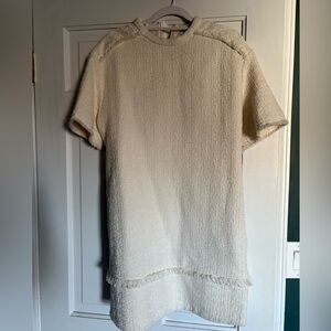 Proenza Schouler Boucle Cream Dress, size 4-6